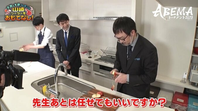 トップ棋士がコーヒー＆スイーツで“おもてなし” 山崎隆之八段「これは星3つ」中村太地八段も「お店開きますか！」／将棋・ABEMAトーナメント 3枚目