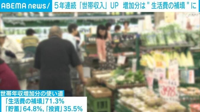 世帯年収増加の使い道