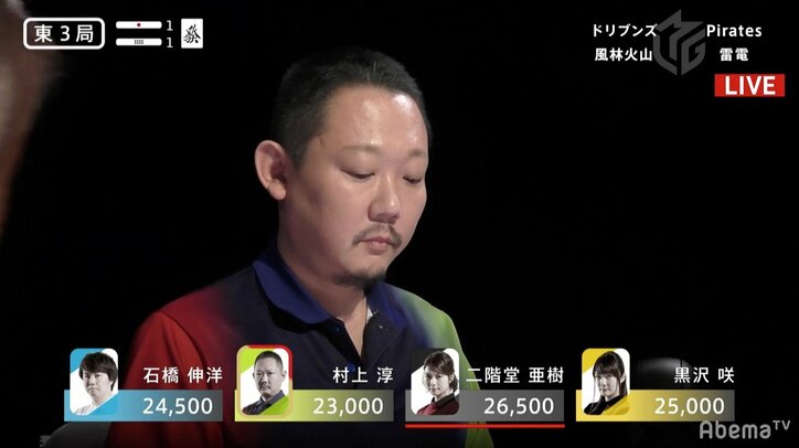 何かが起こるMリーグ！確率0.00158％の役満「地和」寸前に解説・実況も驚嘆／麻雀・大和証券Mリーグ