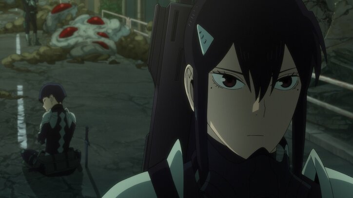 アニメ「怪獣８号」8話場面カット 亜白ミナ