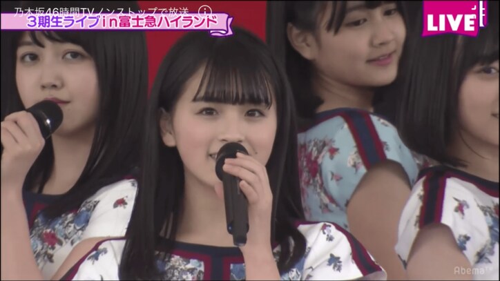 「私たちのパワーを届けられたら！」乃木坂3期生が富士急で野外ミニライブ開催