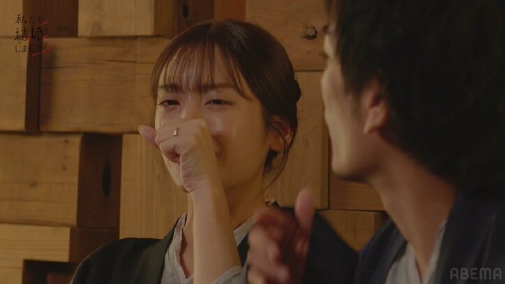 貴島明日香「これ話すと泣いちゃう…」泣きながら夫に語った仕事への本音、久保田悠来は優しくハグ『私たち結婚しました4』第8話