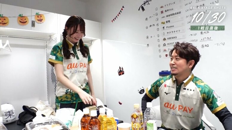 激戦トップで両手に花 美女雀士2人に祝福された下石戟に「羨ましすぎるぞ！」の声／麻雀・Mリーグ