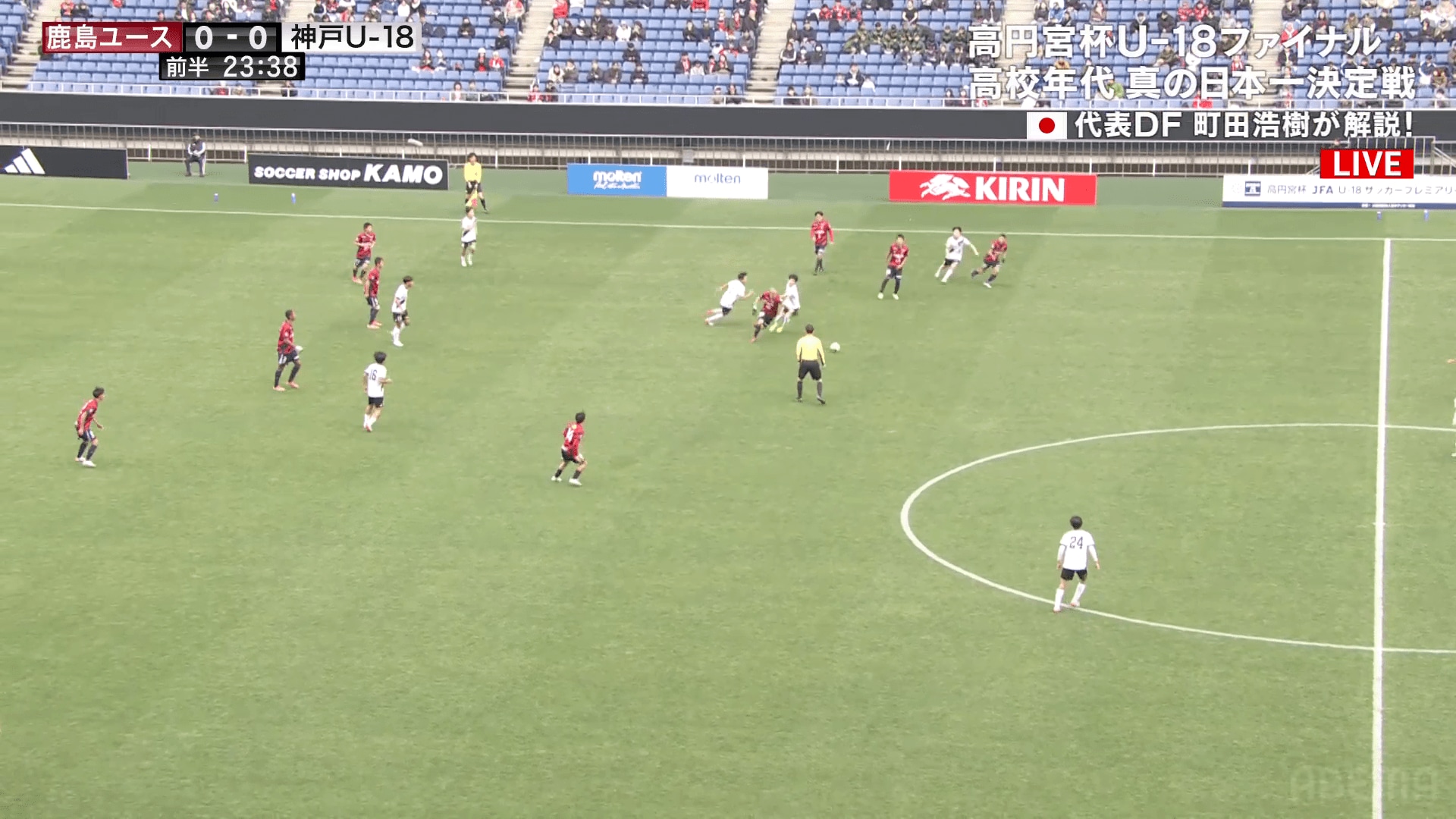 自陣でのプレスバックから一気に加速