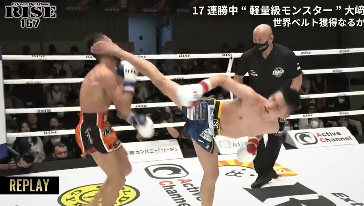 こうやるんだぜ」“お返し”のバックスピンで衝撃KO！ 「吹っ飛ん
