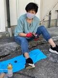  かとうかず子、車庫の柵を修理する姿を公開「いらなくなった歯ブラシでゴシゴシ」 
