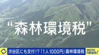 【映像】「消費税よりひどい」来年度から“1人1000円” 復興特別税→森林環境税に…使い道は？