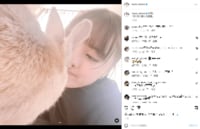 大友花恋とうさぎが戯れる微笑ましい姿に「カワイイが渋滞」「宇宙一美しい」と悶絶の声