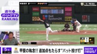 【映像】H甲斐の執念！追加点もたらす“バット投げ打！