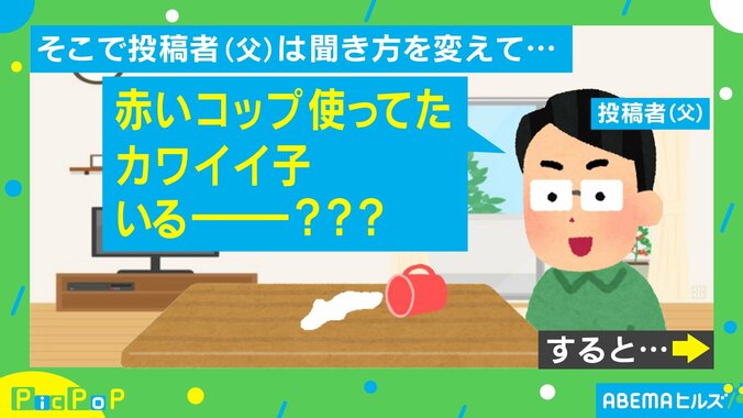 「牛乳こぼしたん誰？」投稿者の画期的な“犯人を特定する”方法に「ものすごい癒やし」「想像できてしまう」と大反響 1枚目