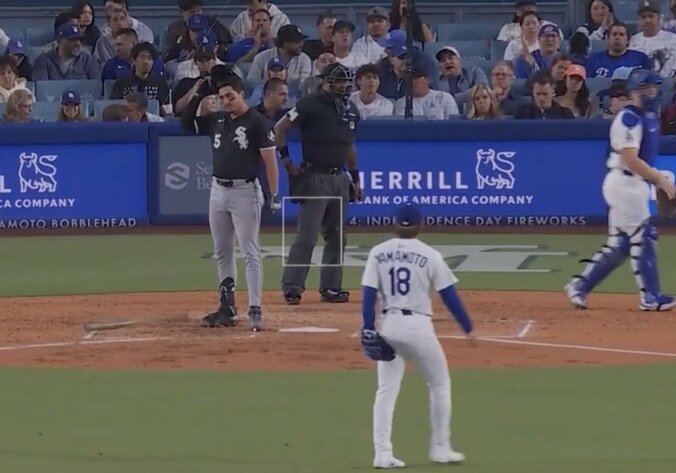 【写真・画像】もうワケわからん！ 大谷翔平、特大弾で“まさかの光景”「えげつない」 爆速“187キロ”→とんでもない角度で飛んでいく…「大谷さん何してんのw」　1枚目