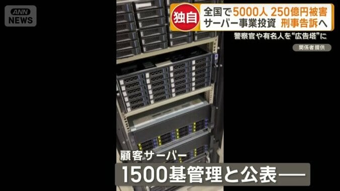 顧客サーバー1500基管理と公表