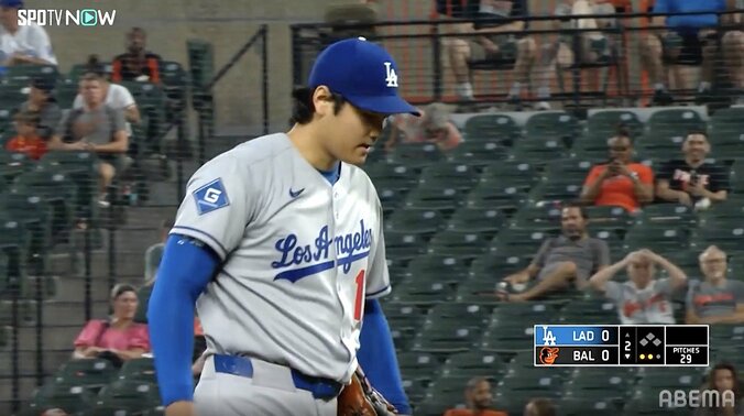 大谷翔平、三振奪うも“異例の仕草” 何度も首を振り憮然、本人不満も「調子がいい」識者が指摘した“逆球” 2枚目