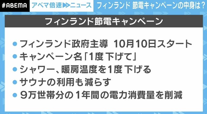 フィンランド政府「サウナ控えて」ウクライナ情勢悪化で電力危機…節電呼びかけに国民は 2枚目