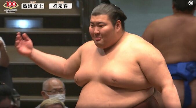 笑顔がこぼれた熱海富士