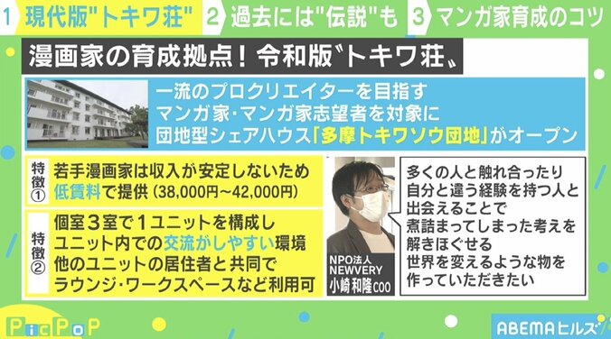 住民は全員“漫画家”志望！ 令和版「トキワ荘」に赤松健氏「賃料の安さと環境が重要」 2枚目