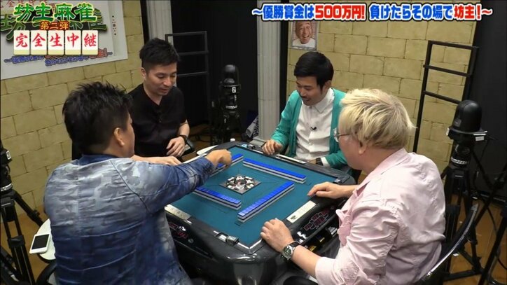 高須院長、現金500万円を持参！賞金総額1000万円『坊主麻雀』生対決スタート