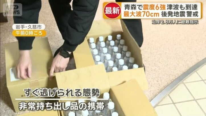 今後1週間は特別な備えを