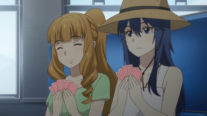 『この世の果てで恋を唄う少女YU-NO』第15話先行カット公開 ビーチで夏を満喫する4人に…