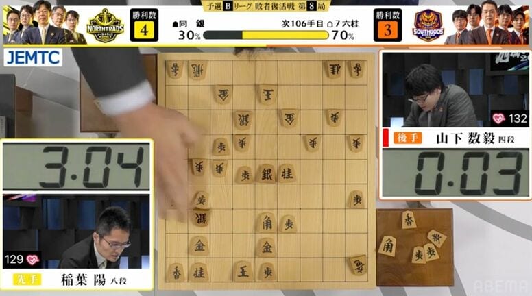 「ただ者ではない…」現役最年少棋士・山下数毅四段が「才能を示した一着」に解説陣も絶句／将棋・ABEMA地域トーナメント2026