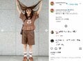 若槻千夏、“サッカー少年風”ハーパンコーデを披露 「茶色だけで何でこんな可愛いの」「今日もKawaii！」とファン歓喜