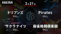 【中継】大和証券 Mリーグ ドリブンズvsサクラナイツvsコナミvsPirates