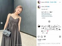 板野友美の“美デコルテ”際立つドレスコーデ披露にファン絶賛「横顔も美しい」「全部神レベ」