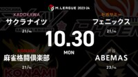 【中継】大和証券 Mリーグ サクラナイツvs麻雀格闘倶楽部vsアベマズvsフェニックス