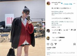 鈴木愛理の“美脚”際立つショートパンツ姿に「ミニ丈超似合ってます」「スタイル良すぎ」と絶賛の声