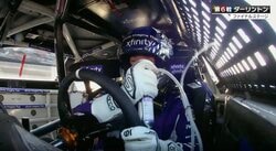 「へっへ」解説が思わず笑った車内での“珍プレー”　気温30度超…灼熱の米レースでドライバーが大胆行動「暑くなっちゃうんで」