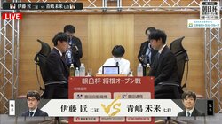 伊藤匠二冠「良い将棋を」 青嶋未来七段「自分を貫く」 注目の2回戦制しベスト4進出を決めるのはどっちだ！／将棋・朝日杯本戦