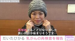 だいたひかる、乳がんの再検査を受けることを報告「長い月日が始まりそうです」