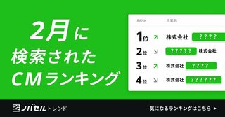 2024年2月のテレビCM指名検索スコアランキング 第1位は「『鬼滅の刃』絆の奇跡、そして柱稽古へ」【ノバセル調査】