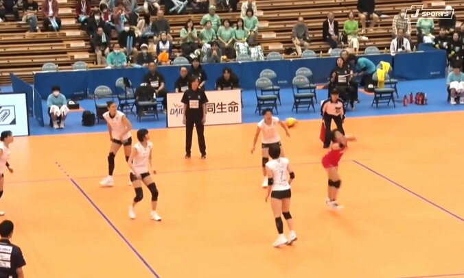 揺れ動くフローターサーブ