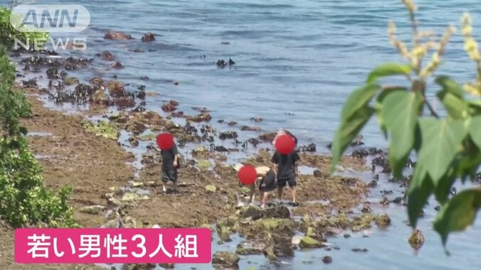 若い男性3人組