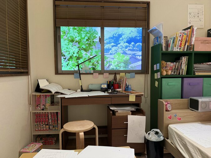 [照片/图片] 重现“藤野的房间”与“京本家的走廊”！展出海量原画的“剧场动画《蓦然回首》展——押山清高：线的感情”现场报道 24