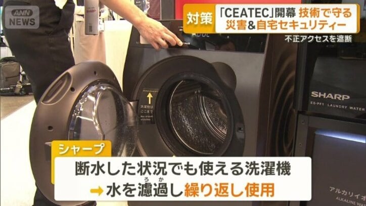 シャープの展示では