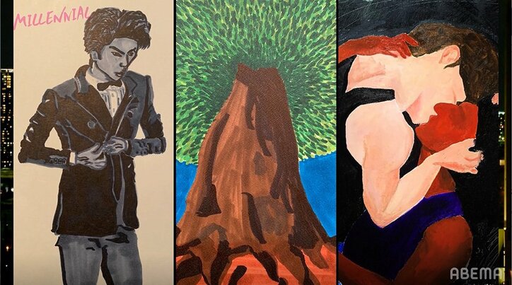 絵が得意な岡田健史、自画像を描いてみると？才能溢れる画力と発想力に驚き『MILLENNIAL /ミレニアル』