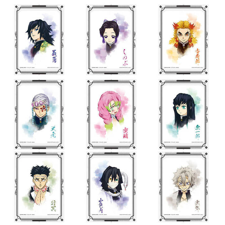 「鬼滅の刃」一番くじに柱が初登場! 台紙付ミニポスターは描きおろしデザイン