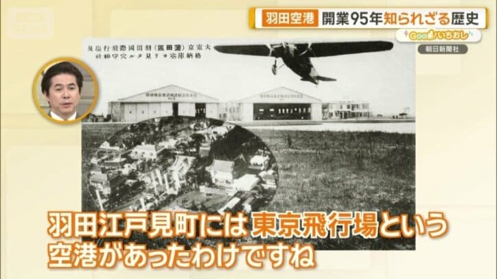 羽田江戸見町には東京飛行場という空港があった
