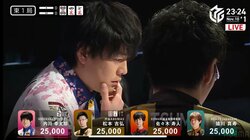 サクラのプリンス“苦悩の横顔”に実況席も恋をした？ 絶体絶命での真剣な眼差しにファンうっとり「イケメンだなぁ」／麻雀・Mリーグ