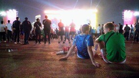 ［カタール通信 04］ビールにもありつけるファンフェスティバル　普段通りのW杯の光景