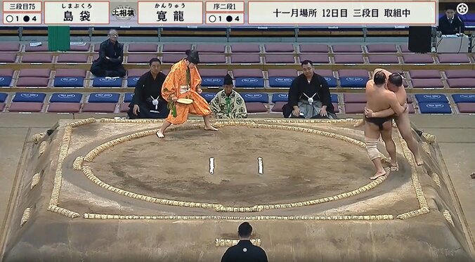 芸術的なうっちゃり