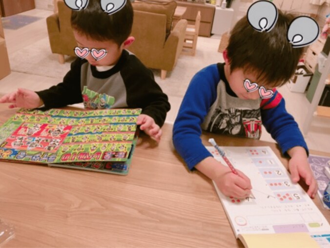 辻希美、息子が自主的に勉強 「楽しみながらやってます」 2枚目