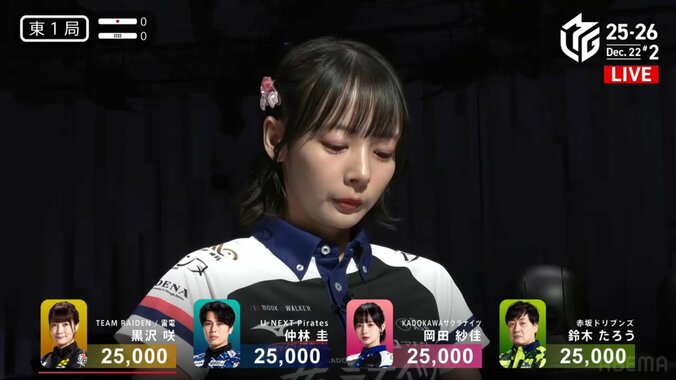 岡田紗佳、かわいいピンクの髪留め＆抜群ボディの組み合わせ