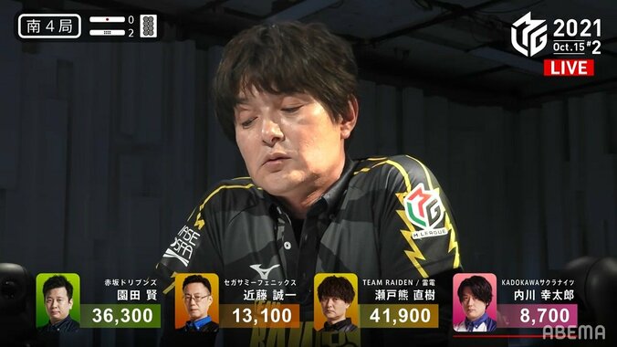 瀬戸熊直樹、逆転トップで今期初勝利「これでチームに合流できる」得意の“トルネードツモ”も披露／麻雀・Mリーグ 2枚目