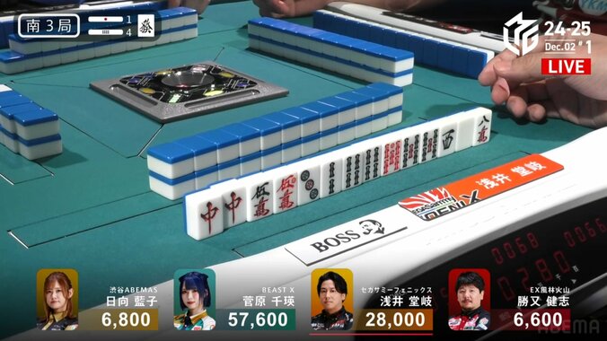 浅井堂岐の好配牌