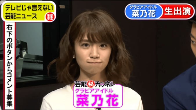 Iカップグラドル・菜乃花　倉持由香らと「出会い系」納涼船に行ったことを告白 1枚目