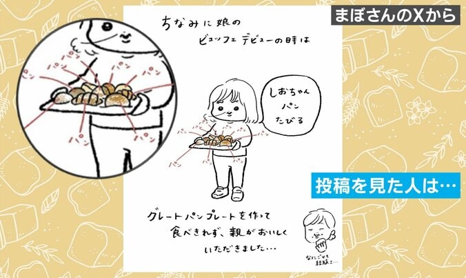 娘の“初ビュッフェ”