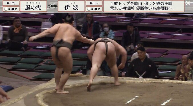 一瞬のスキを突いた豪快な投げ